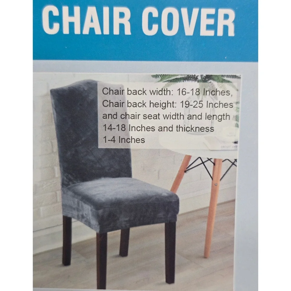 H.VERSAILTEX Navy Gold Mandala Velvet Dining Chair Covers 6 Pack USHVYHYT-6Navy